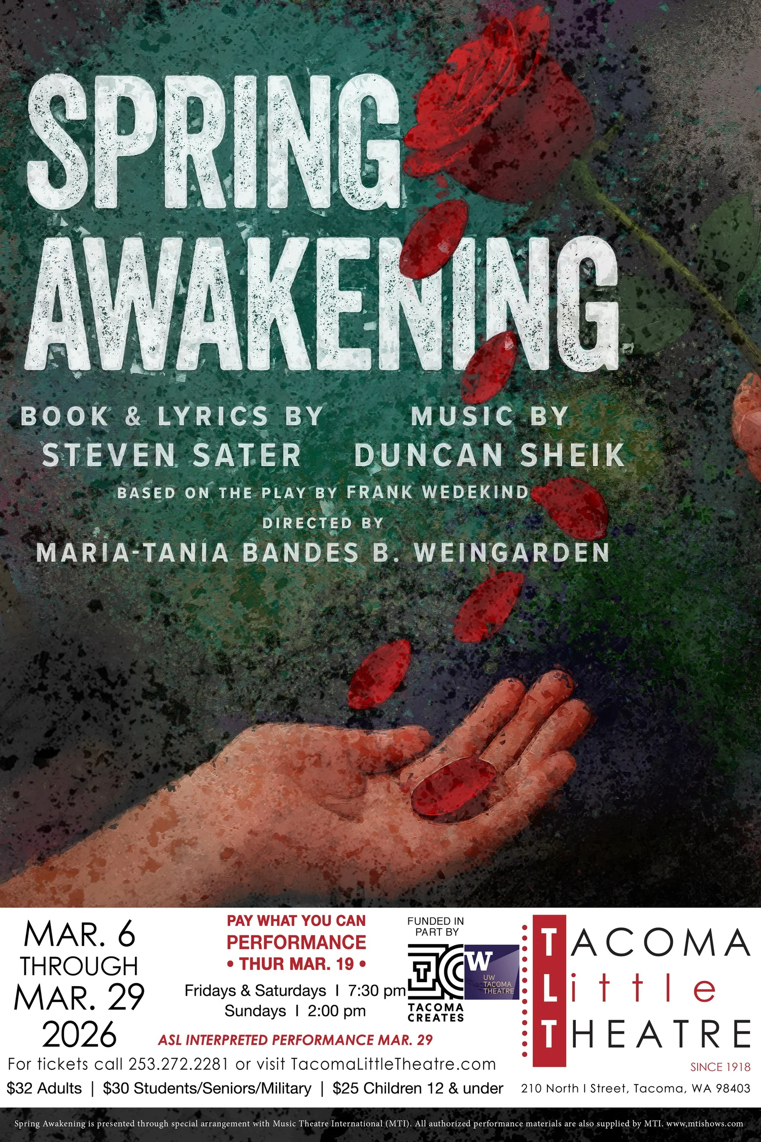 Spring Awakening @ Tacoma Little Theatre