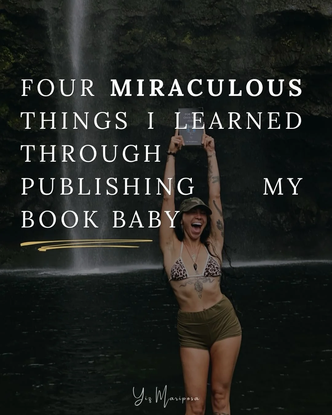 my book is out, reviews are in, miracles are real and i&rsquo;m on cloud 9.

i&rsquo;ll be here 🥲🤯🕊️🤲

here are 4 things i&rsquo;ve learned thus far from publishing this book baby:

1. You are too small for nothing. NADA.

2. Your projection of f