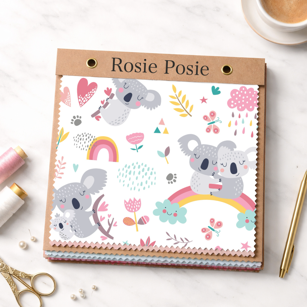 Koala on Rainbow White