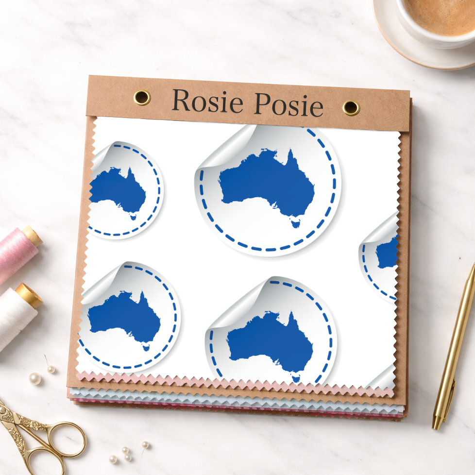 Aus Map Sticker