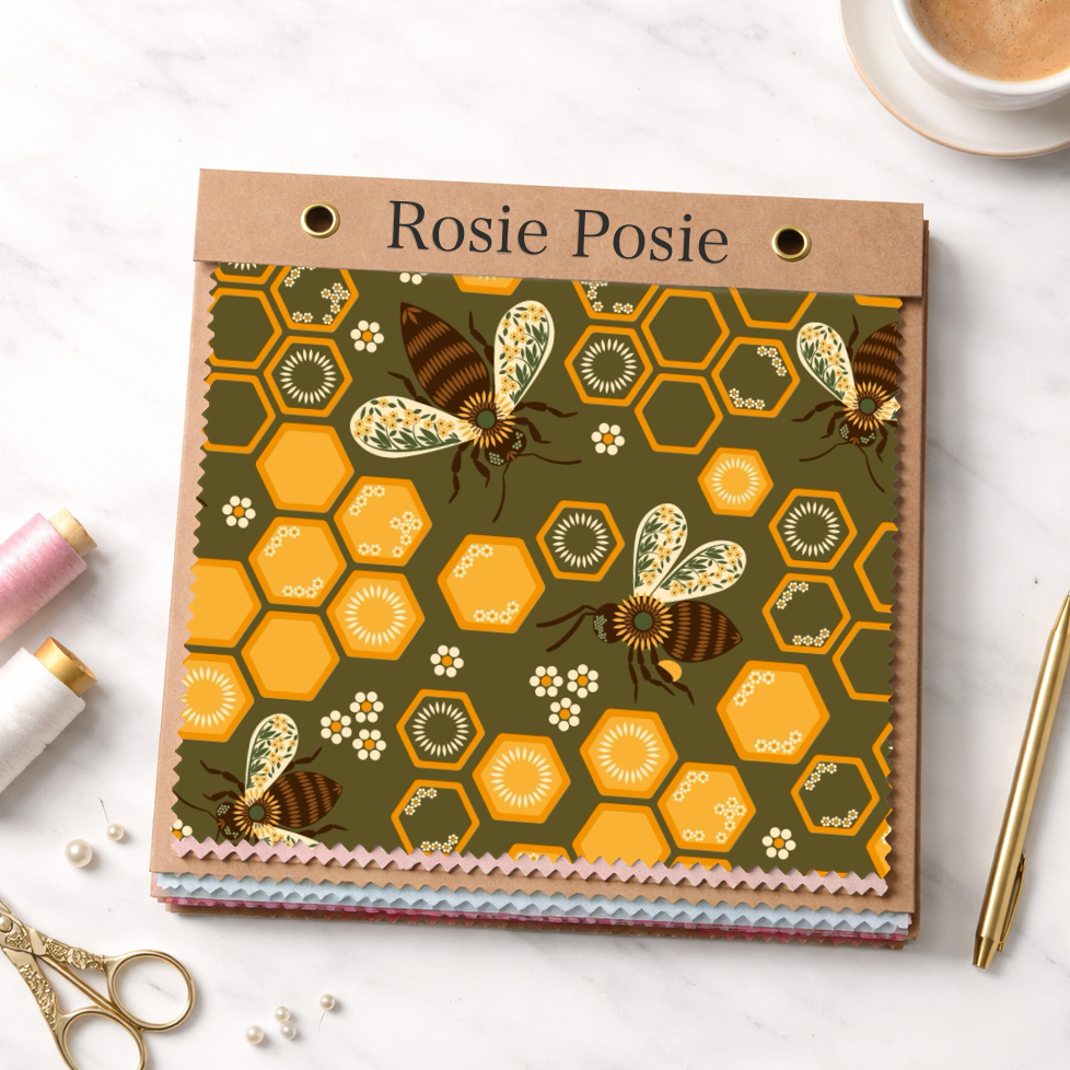 Bees Floral Wings