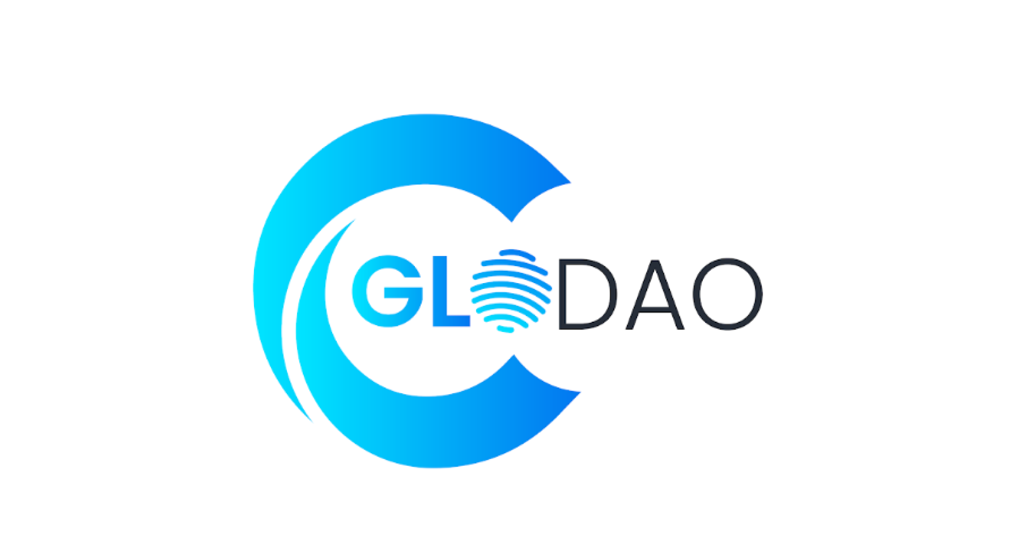 GloDAO logo with blue gradient design