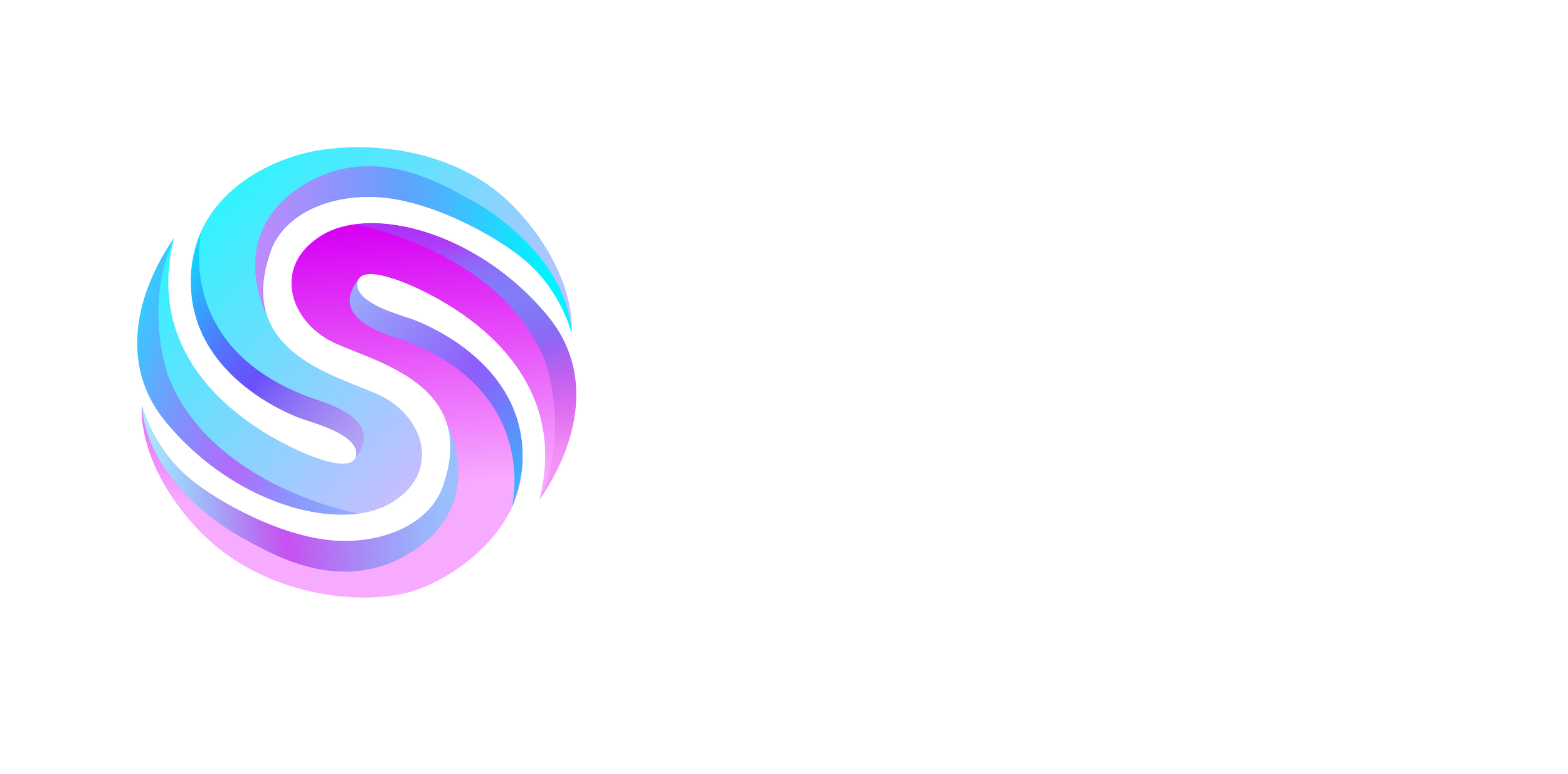 Suci Blockchain Hub logo with a colorful swirl design