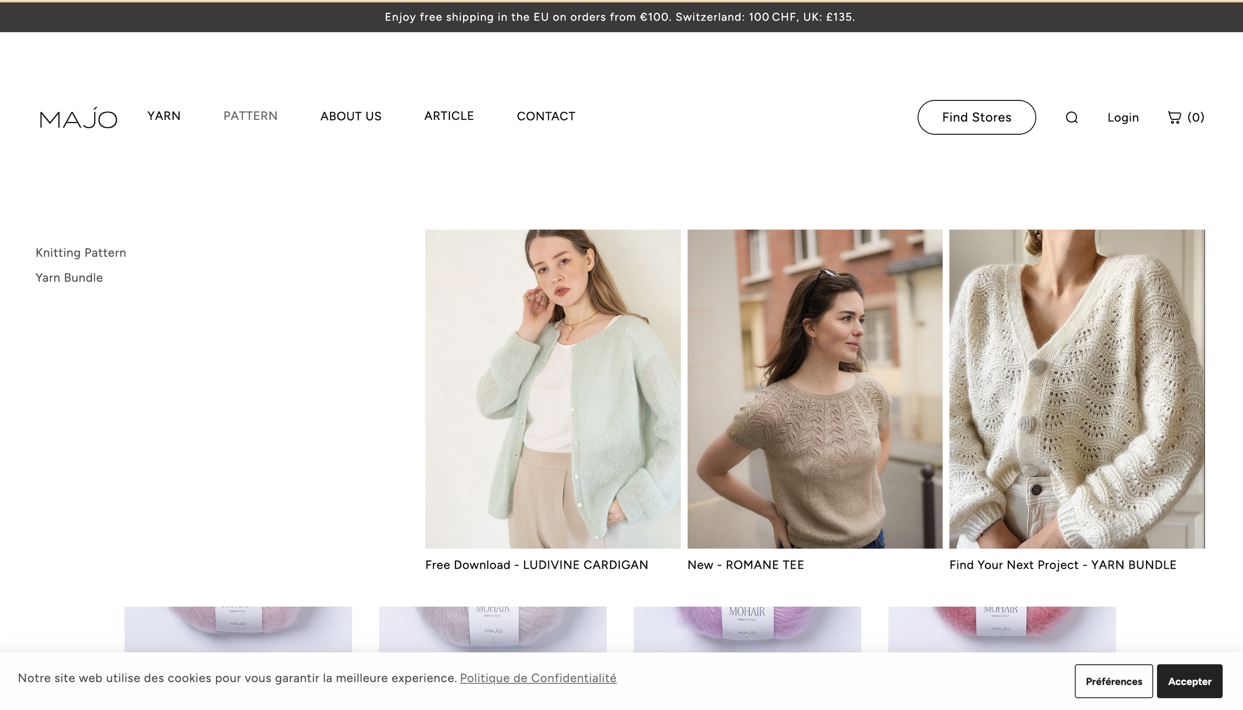 How the got used by the client MAJO GARN 