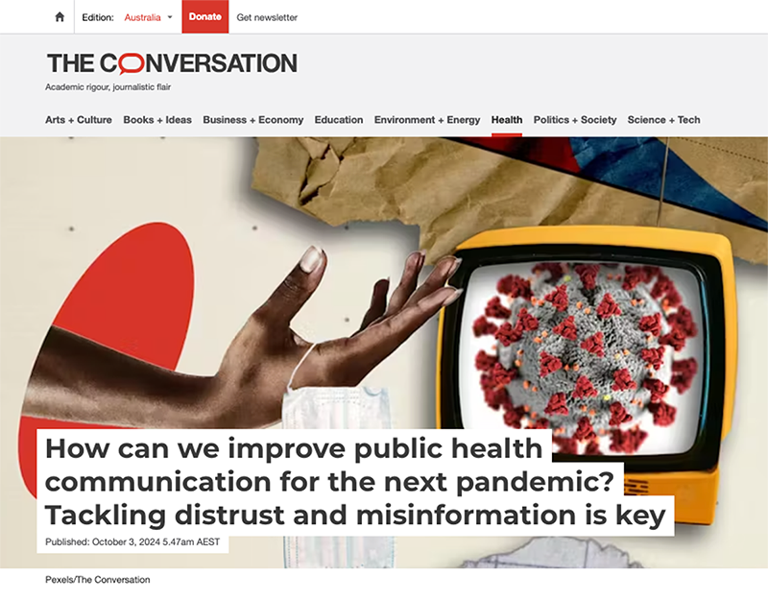Improving Public Health Communication: Lessons from COVID-19 for Future Pandemics