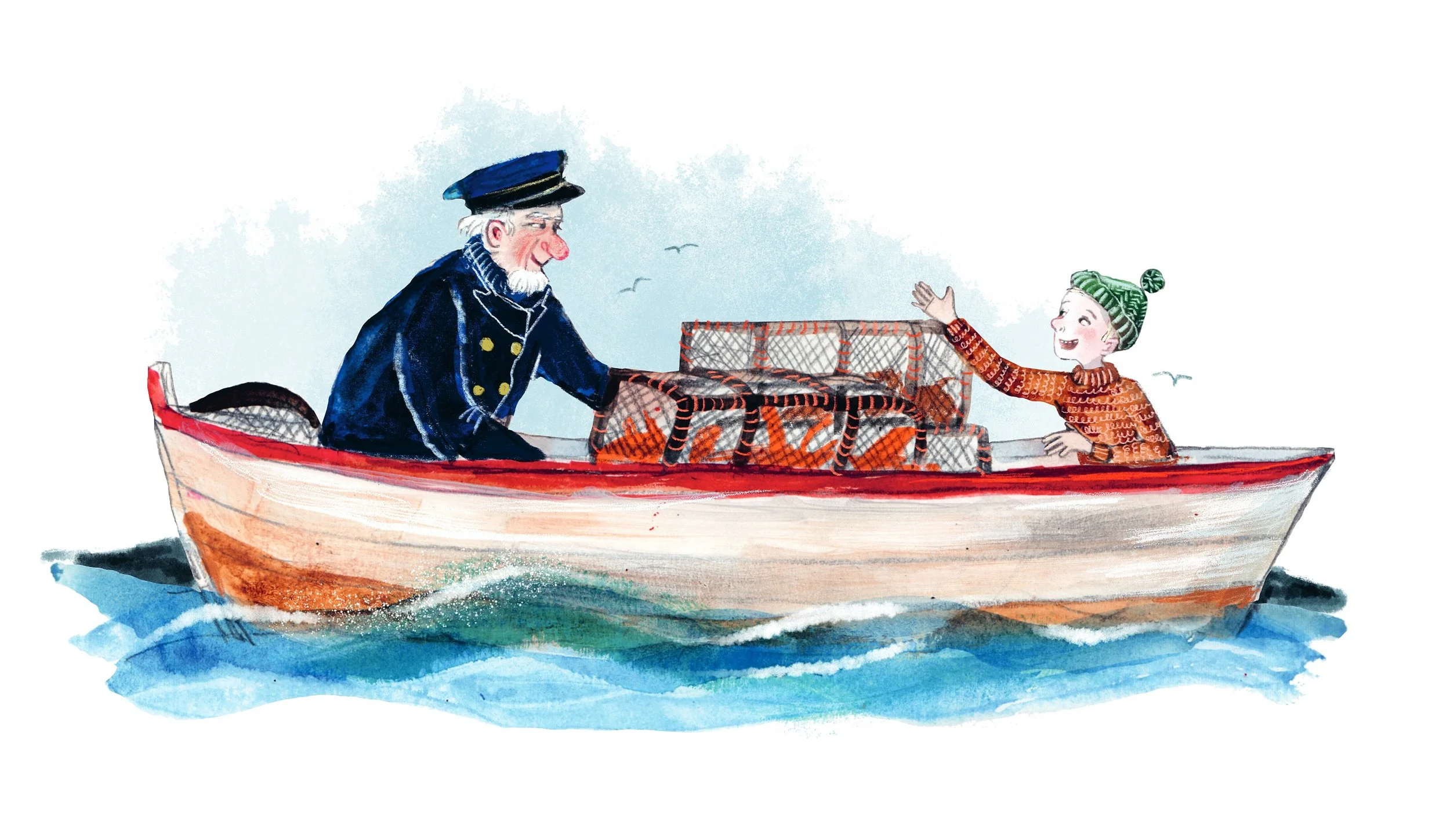 James Krüss Hummer Illustration