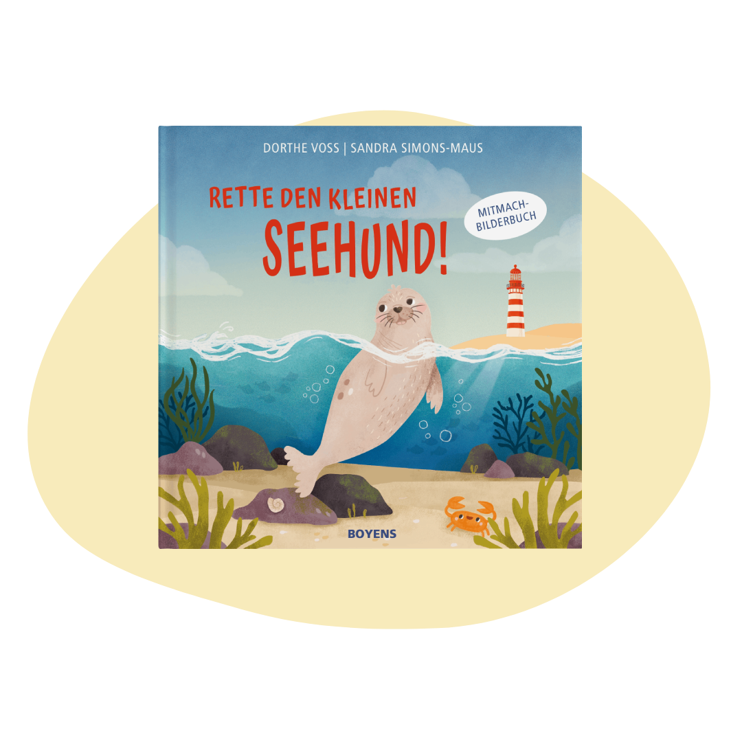 Buchcover Rette den kleinen Seehund!