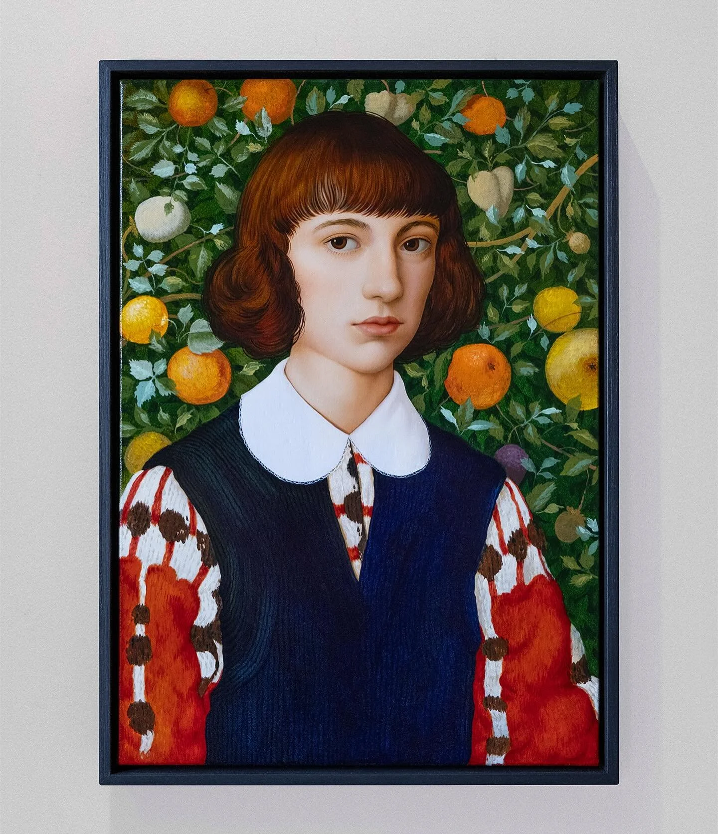 It&rsquo;s the last weekend of &lsquo;Botanica Humana&rsquo; a solo show by Elen Bezhen at MLVA Art Gallery. Stop by before it&rsquo;s too late! 

Portrait in a Blue vest
Oil paint on canvas 
50 x 35 cm

#MLVAartGallery #ElenBezhen #soloshow #artgall