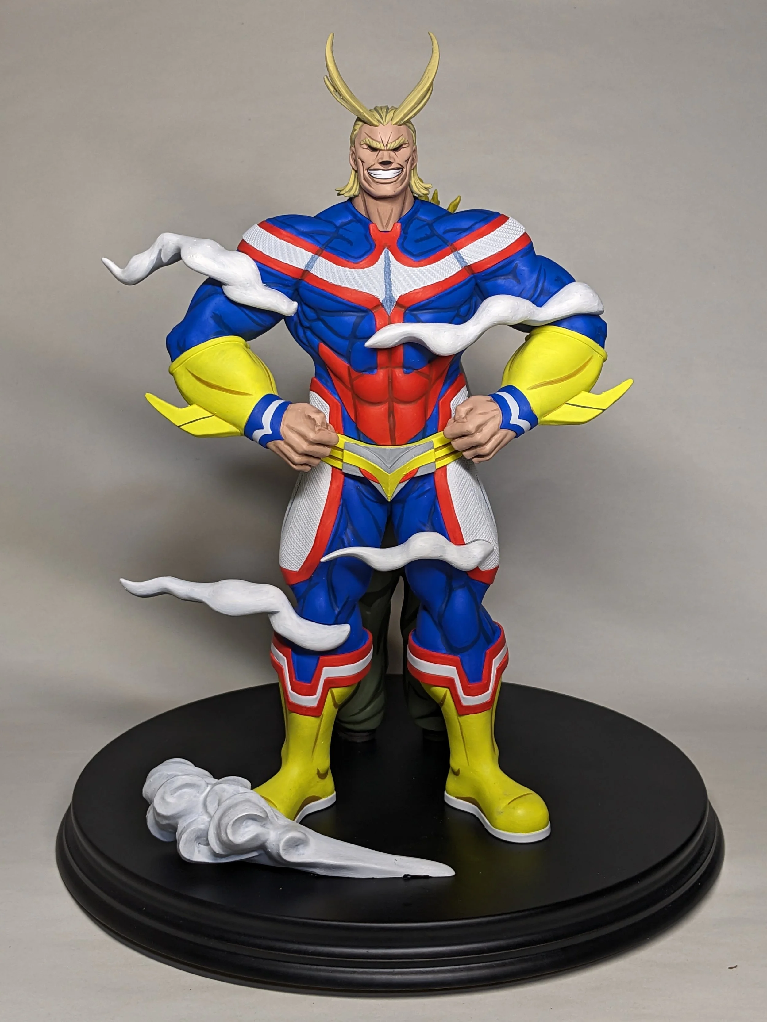 Display quality All might Diorama / Statue painted. Front view.