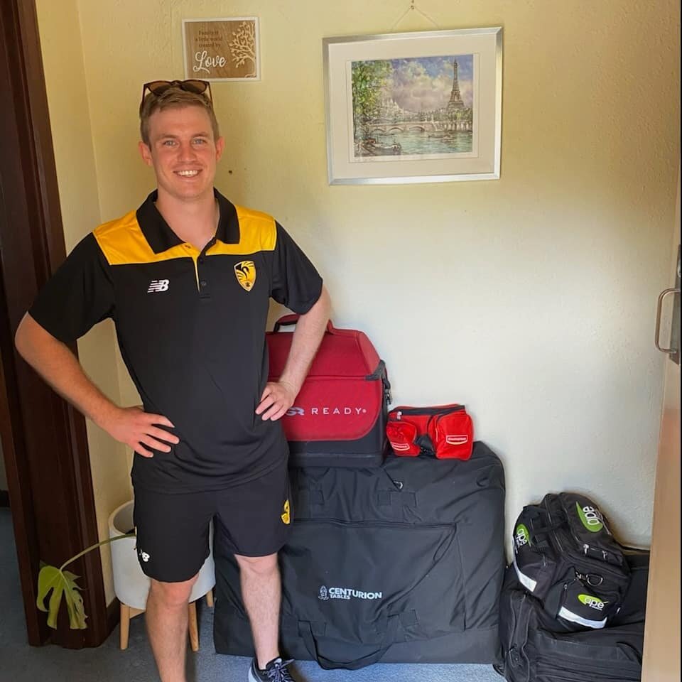 What are your physio's up to this week?
Callum is currently touring with the  WA mens 2nd XI Futures League cricket team is South Australia.
Bryony is down at Tennis West this week for the WA Open.
We love our sport at Ascend and our physio's are luc