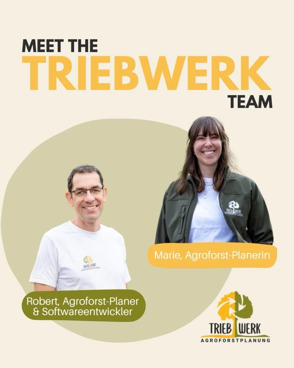 MEET THE TEAM 🌱

Bei TRIEBWERK sind wir mittlerweile 12 feste Mitarbeiter:innen. Von Agroforst-Planung &uuml;ber Wassermanagement bis zur Projektumsetzung gestalten wir gemeinsam eine Landschaft von morgen. Ab heute lernt ihr uns nach und nach alle 