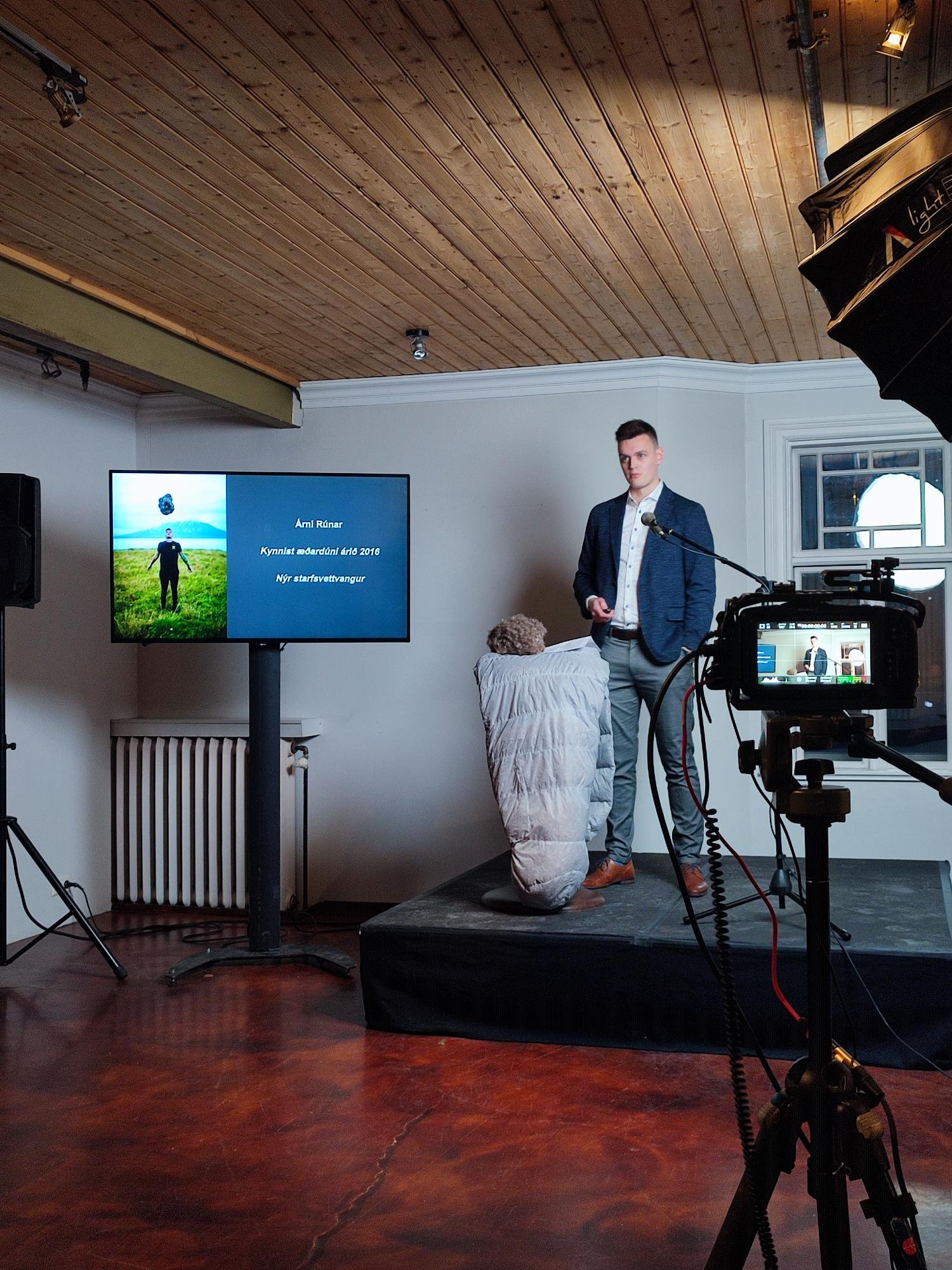 Icelandic Eider with investor presentation at Vaxtarrými's final event