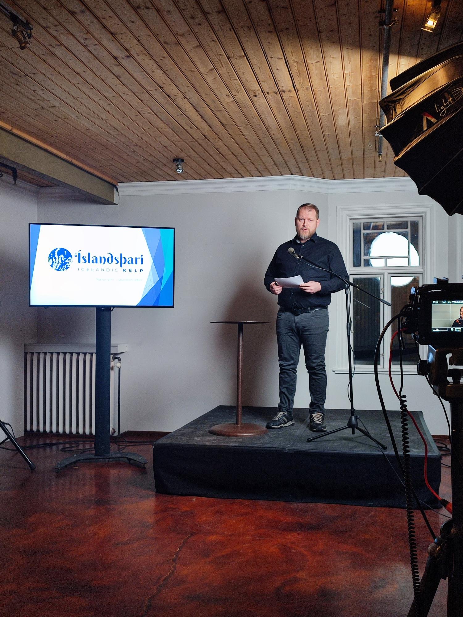 Icelandic Kelp  investor presentation at the final event of The Growth Space