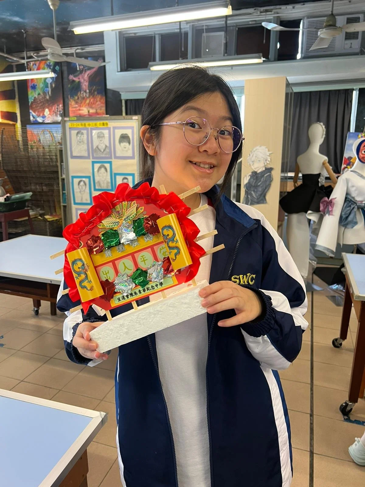 中小學中華藝術活動：花牌紮作領會竹蔑間的力學與文化傳承