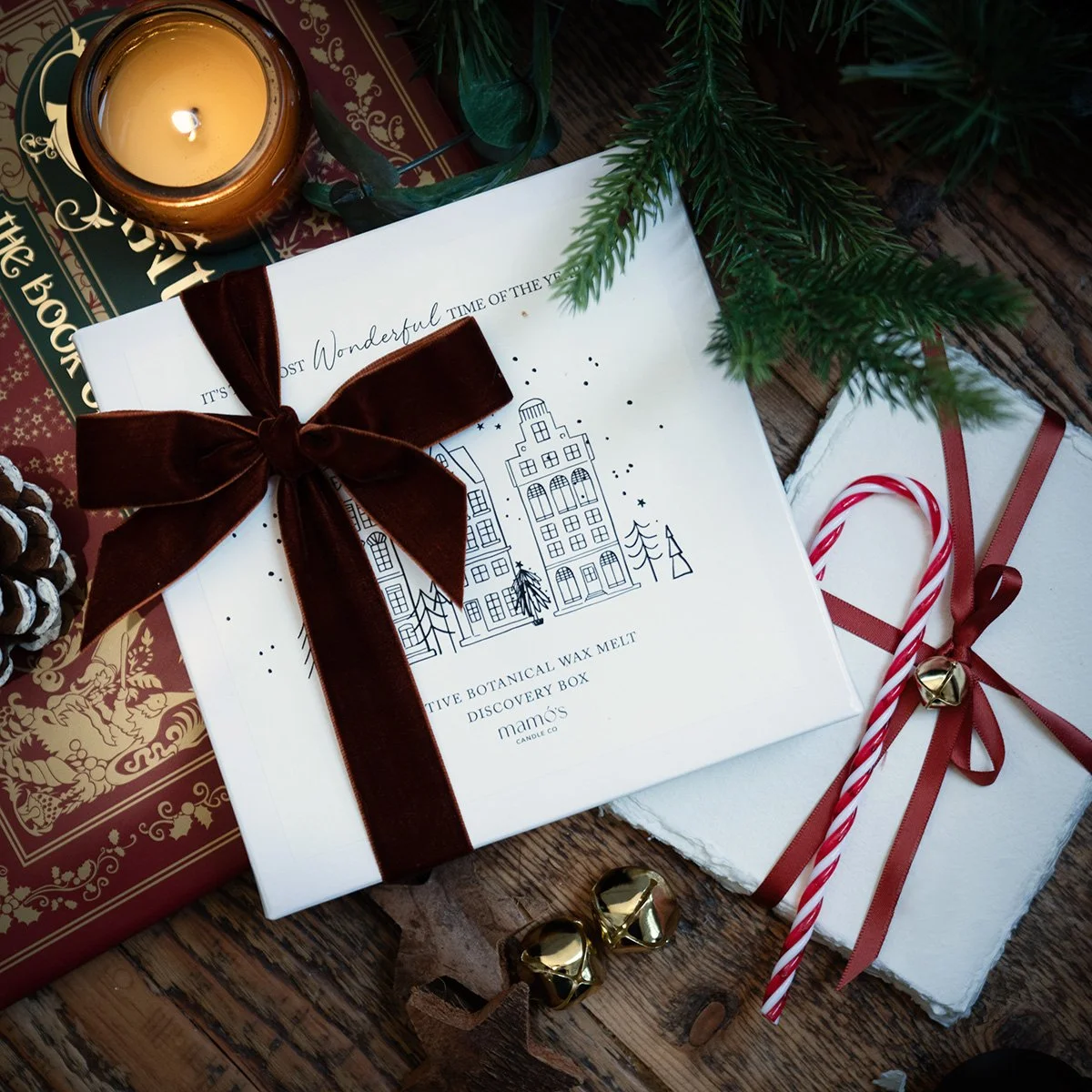 Festive Discovery Box, 9 x 20g seasonal Botanical Wax Melts 180g coconut & rapeseed wax paraben & phthalate free.