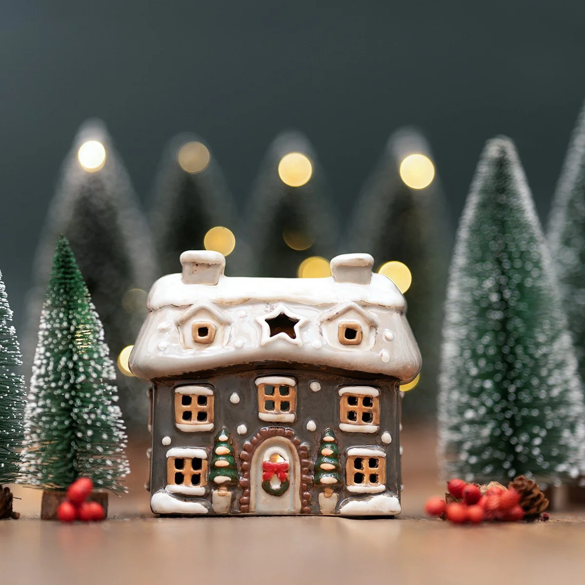 Christmas Cottage Wax Melt Burner