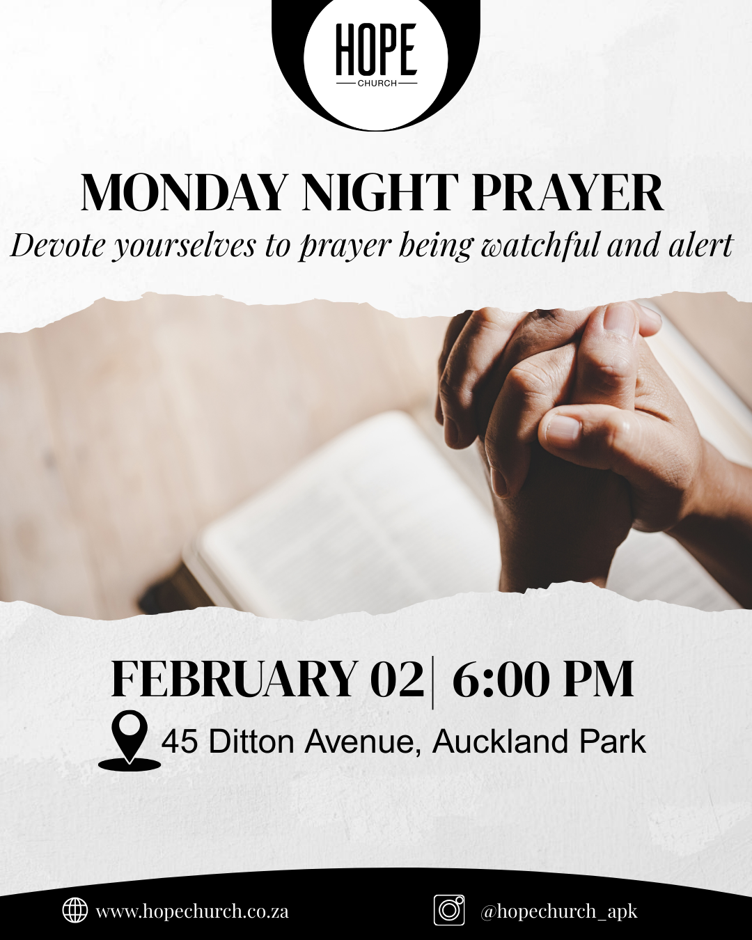 Monday Night Prayer 