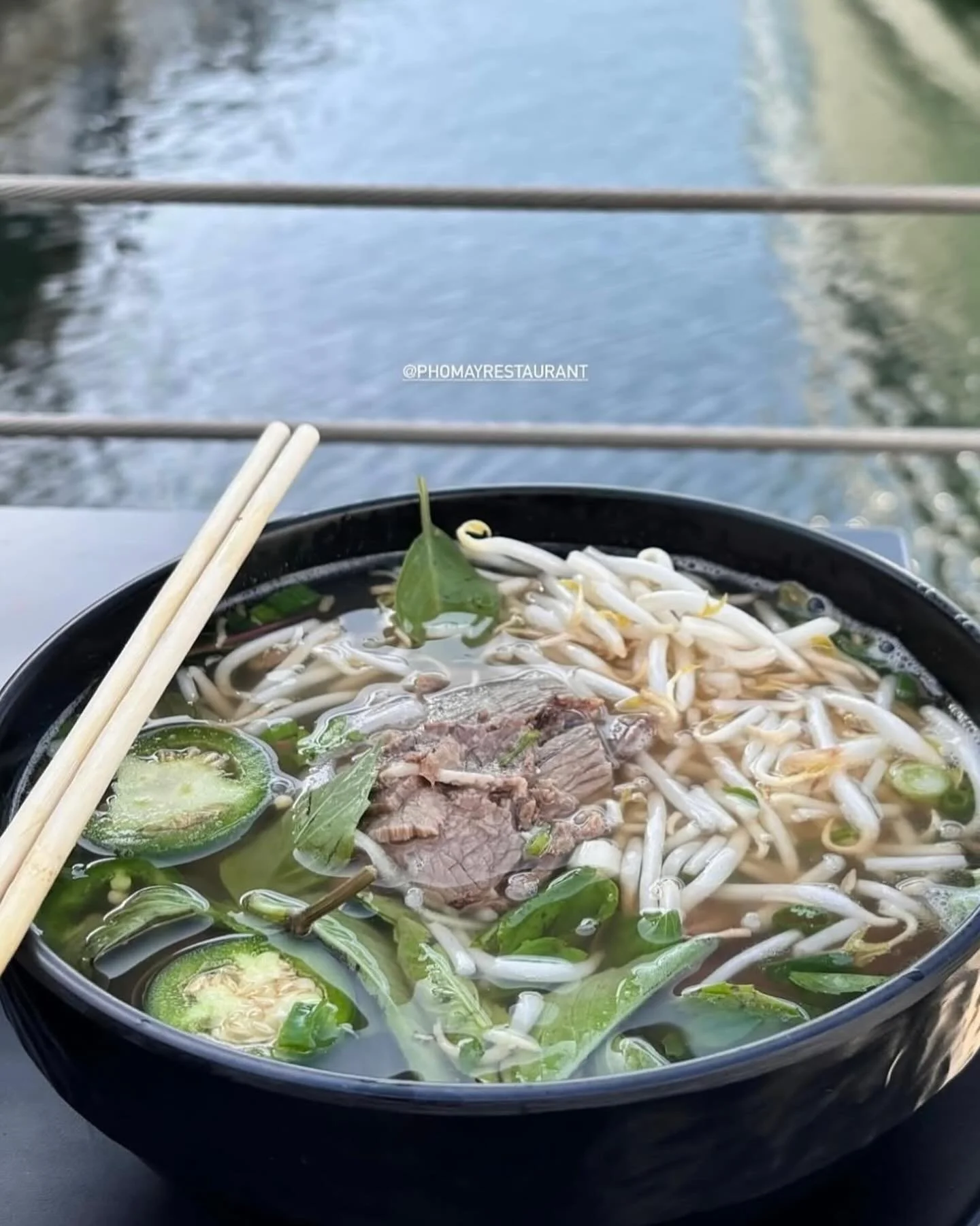 Pho weather hits different @phomayrestaurant π