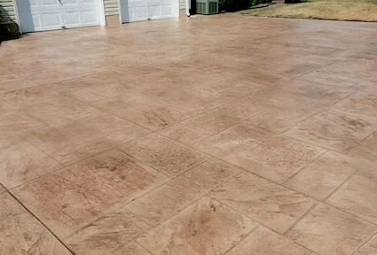 Decorative concrete driveway South Jersey