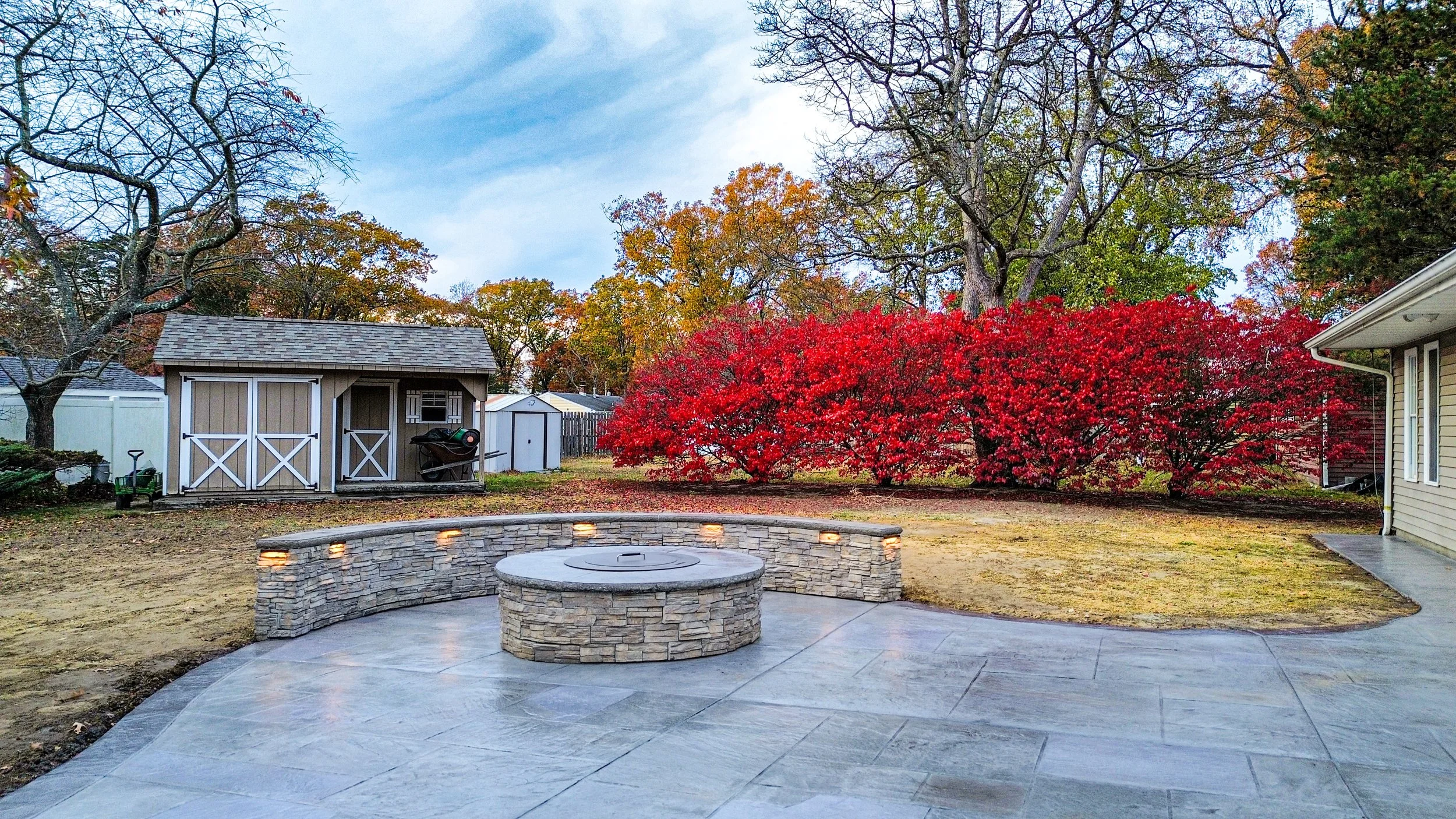 Slate Gray Ashlar Slate TruScape Lighting
