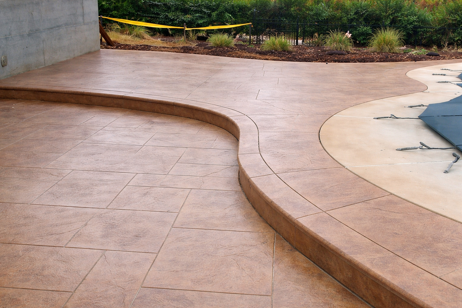 Custom Stamped Concrete Pool Deck Patrick Breen
