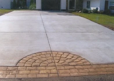 Custom stamped driveway South Jersey