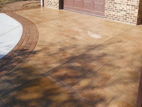 Decorative driveway installation South Jersey