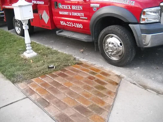 Custom concrete driveway South Jersey contractor
