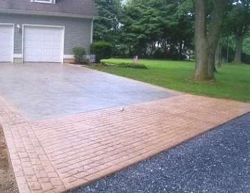 Residential concrete driveway installation Patrick Breen