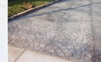 Stamped driveway construction South Jersey contractor