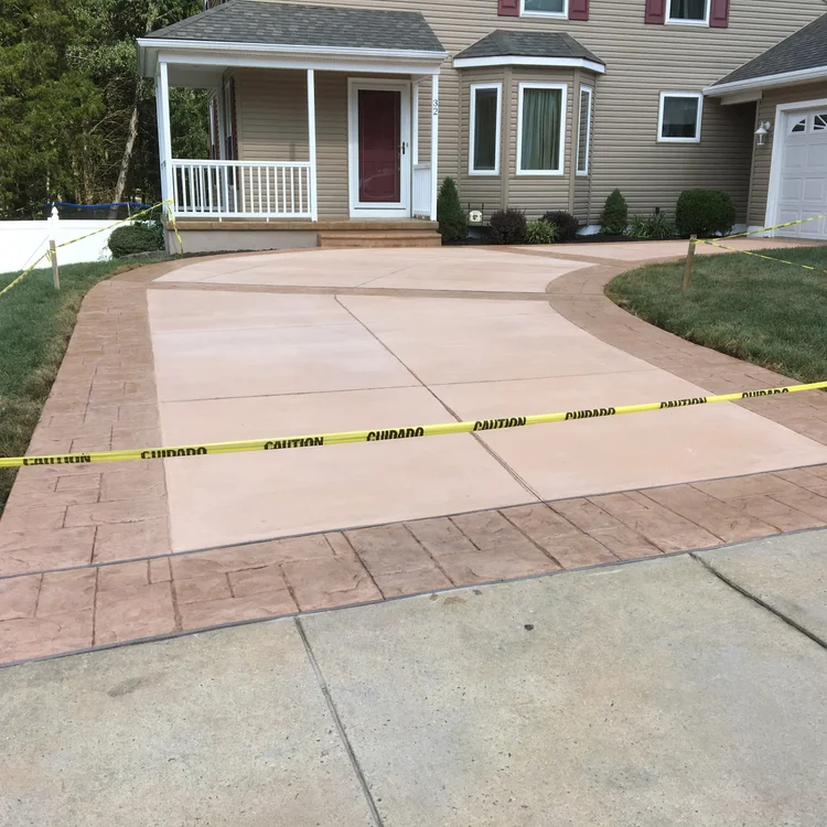 Decorative concrete driveway Mullica Hill