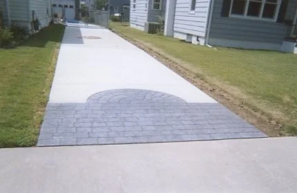 Stamped driveway design Mullica Hill contractor