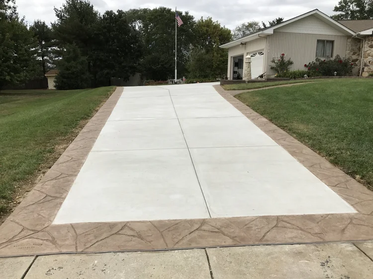Custom stamped driveway South Jersey