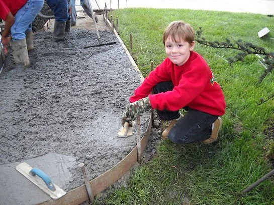 Stamped concrete patio, Cherry Hill NJ area