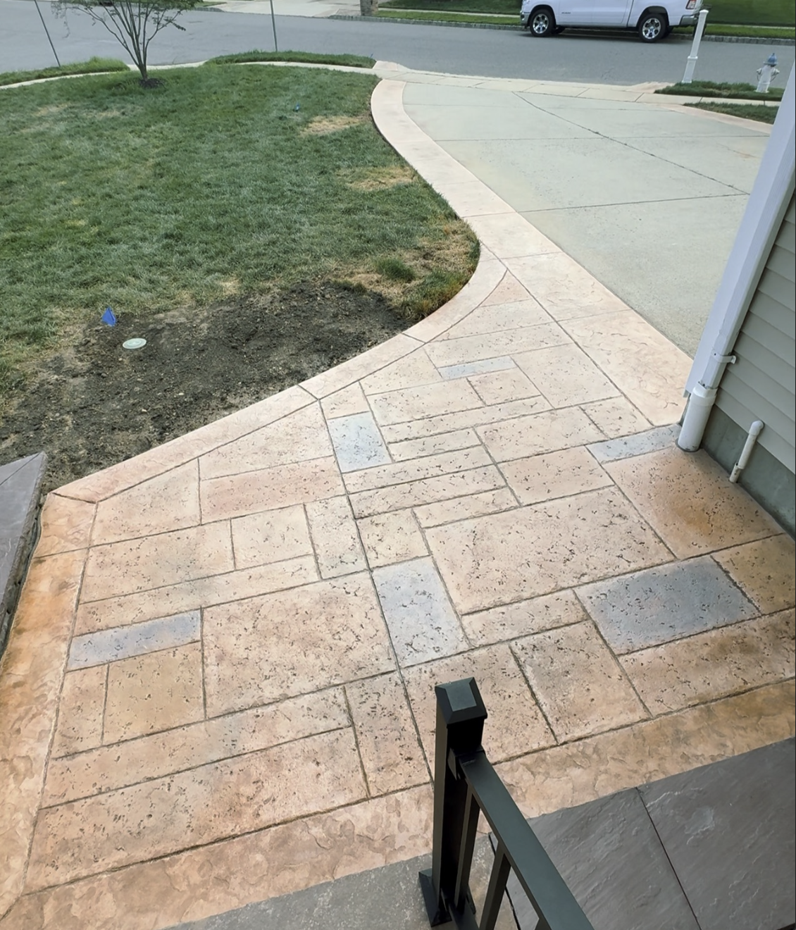 Patterned Concrete Walkway South Jersey