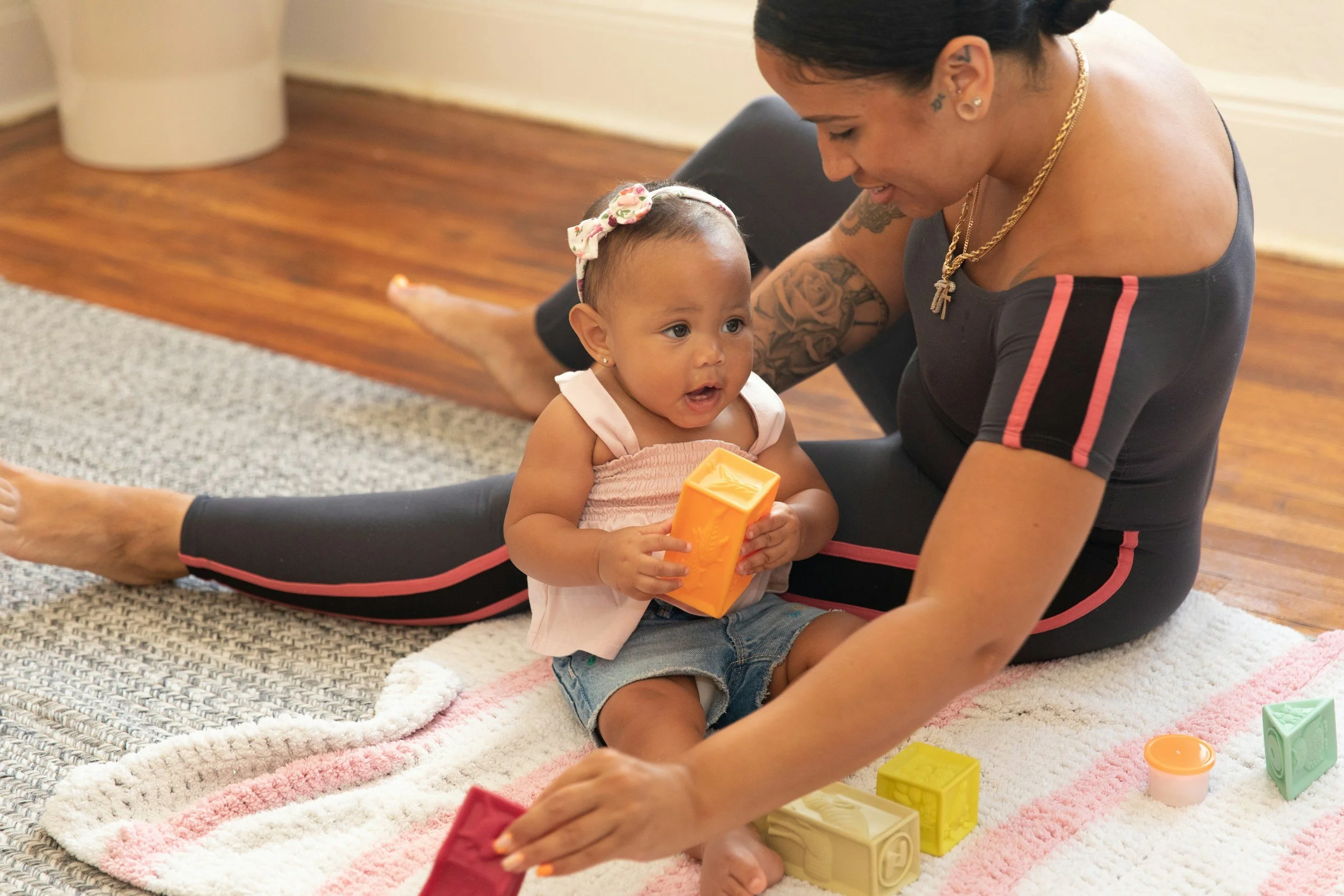 mom and baby postpartum yoga Cornwall Ontario