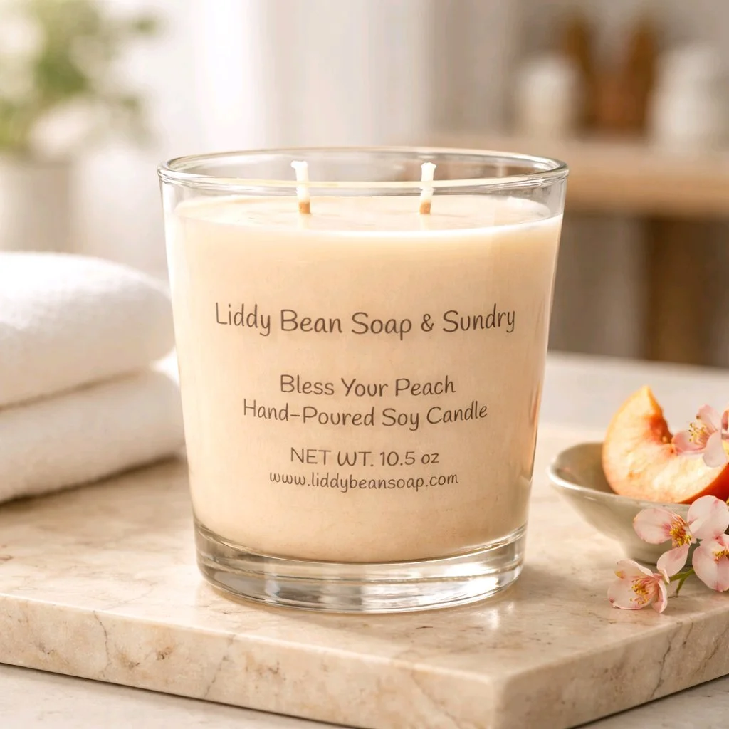 Bless Your Peach Candle