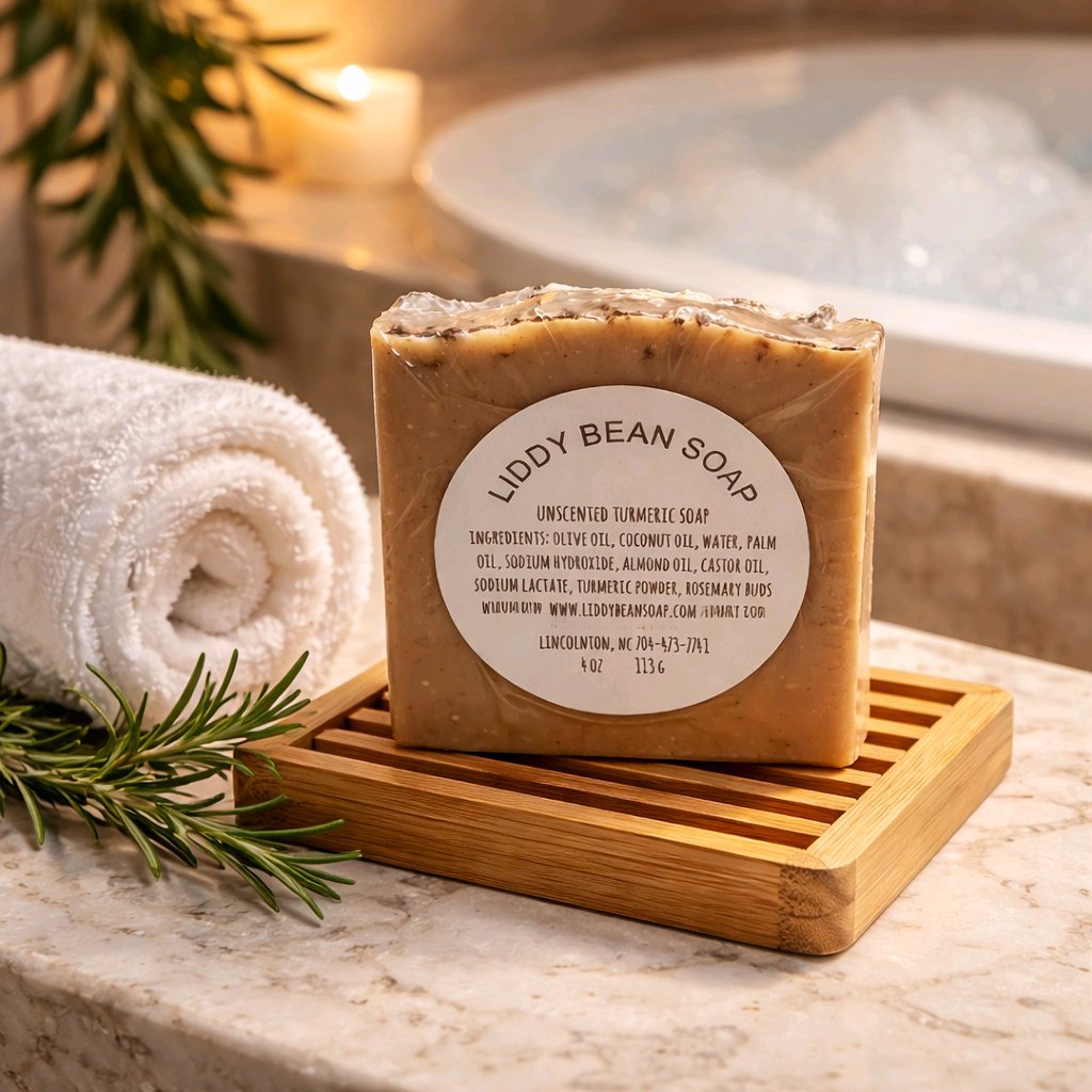 Turmeric & Rosemary Botanical Soap