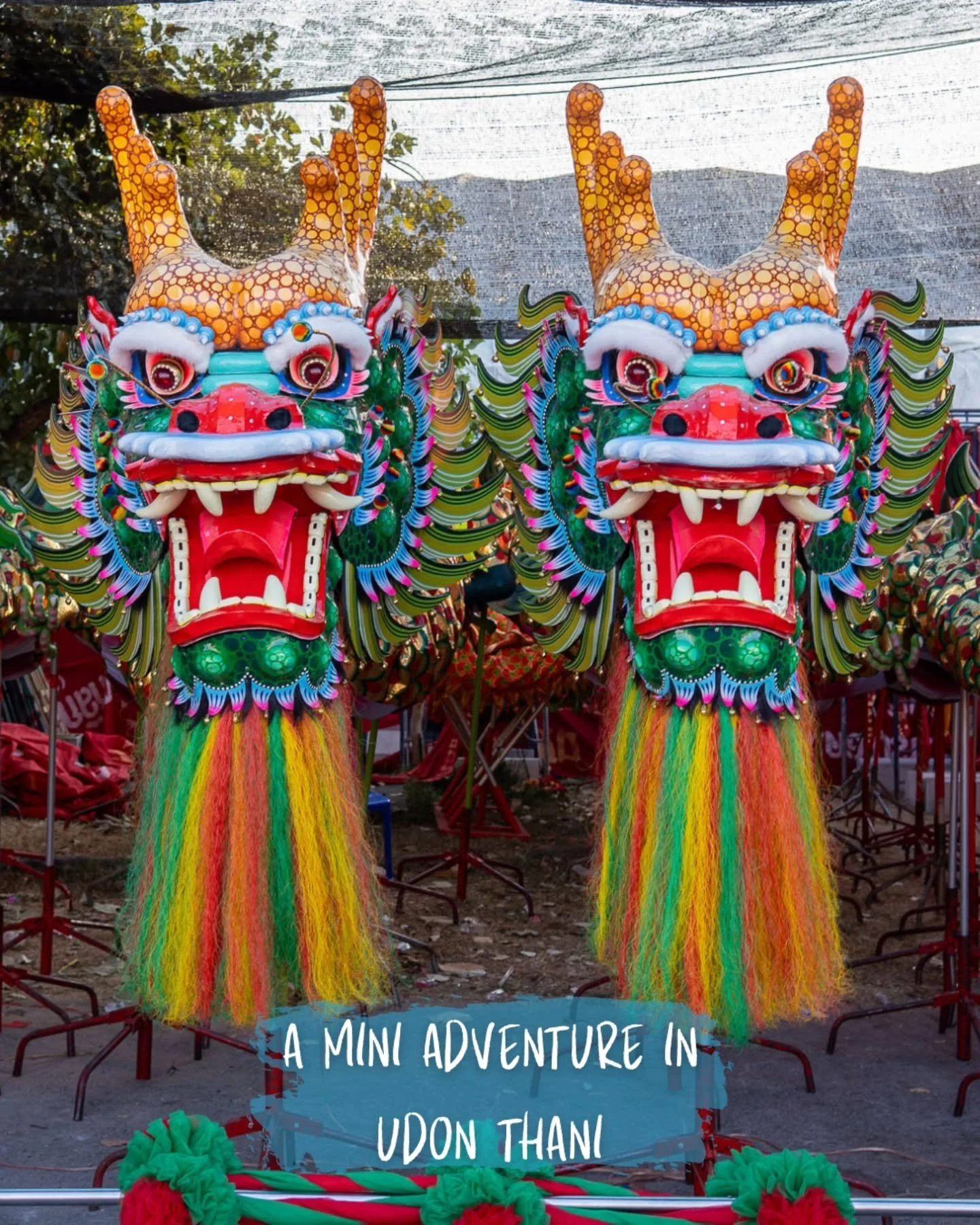 Here’s our mini adventure guide on what there is to see and do in the northeastern Thai city of Udon Thani! 
🐲 Visit the city during the Thung Sri Muang Festival and watch a parade
🐤 Spot cute sculptures at Nongprajak Park
🪷 Take a trip o