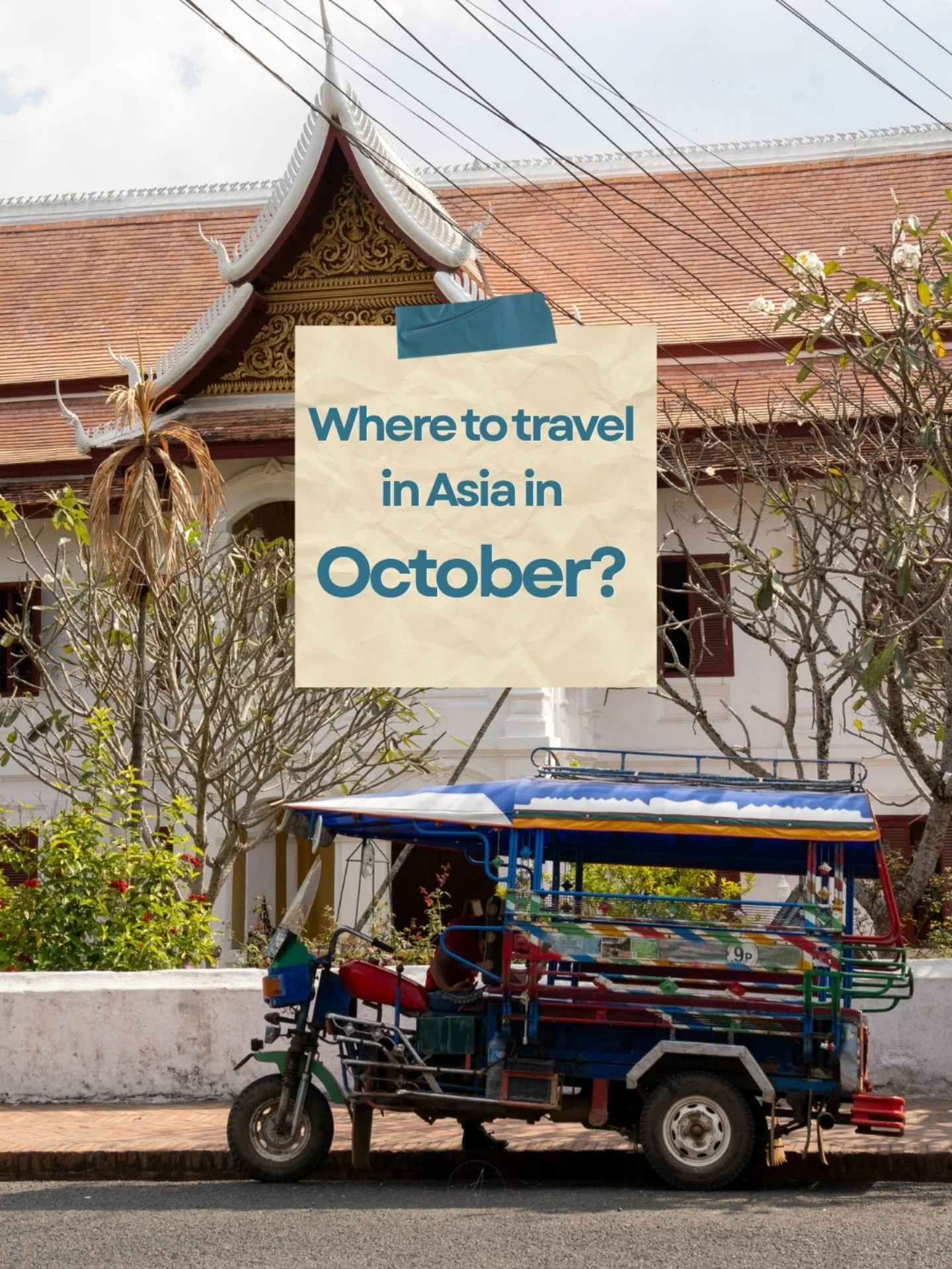 We're flying through October, so here's some Asia inspired ideas on where to head to this month! 

Tell us, which of these spots is making your bucket list?

📌 Make sure to save this post for when you next plan your Asia adventure!