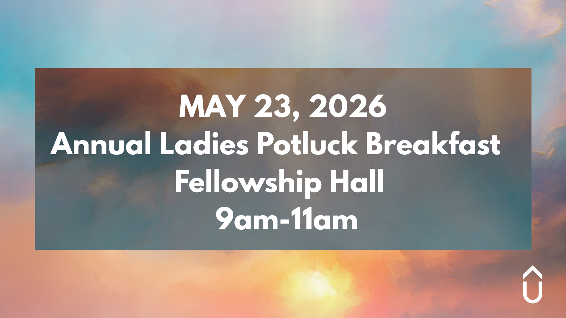 Annual Ladies Potluck Breakfast