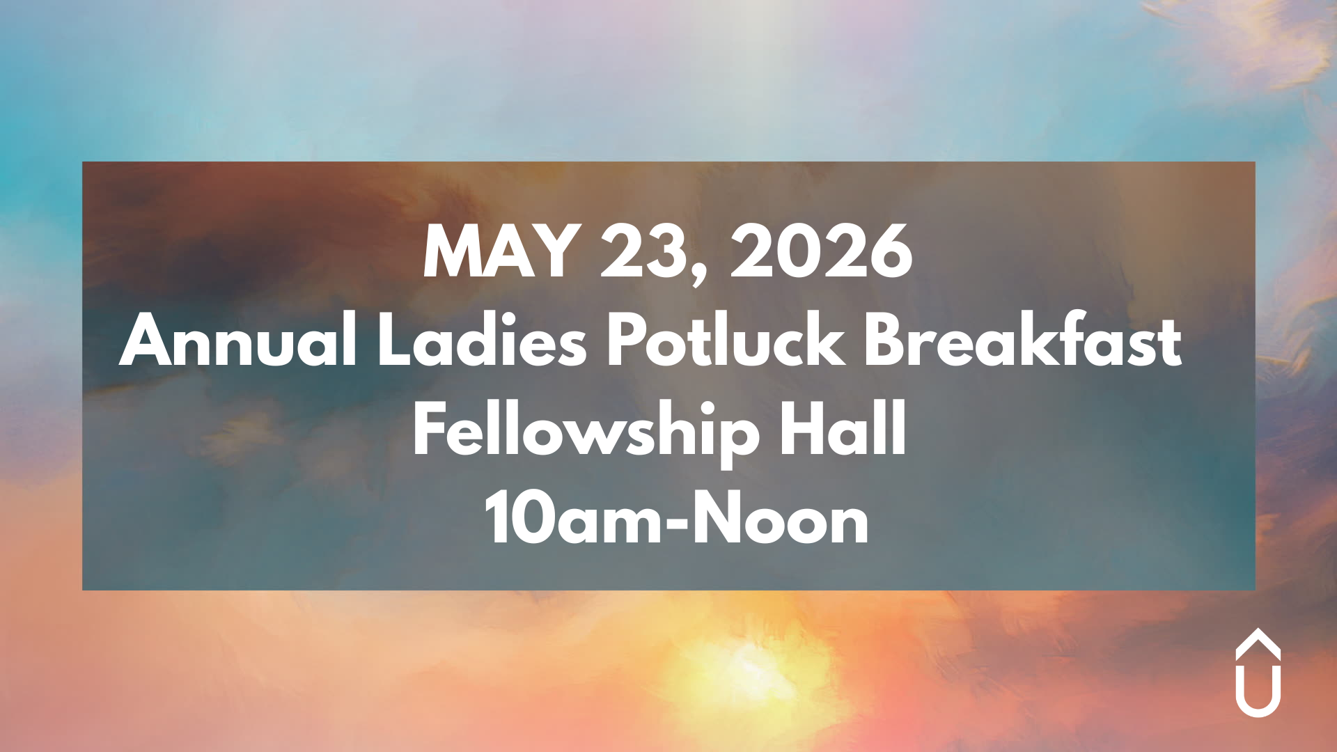 Annual Ladies Potluck Breakfast