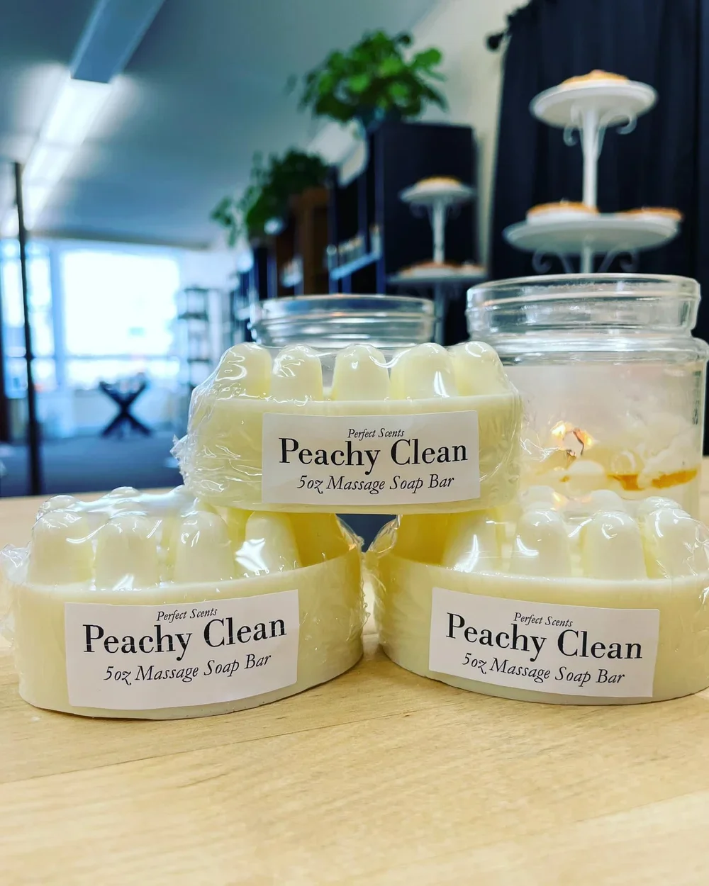 Peachy Clean Massage Soap Bar