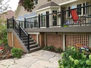 new trex deck black metal rails .jpeg