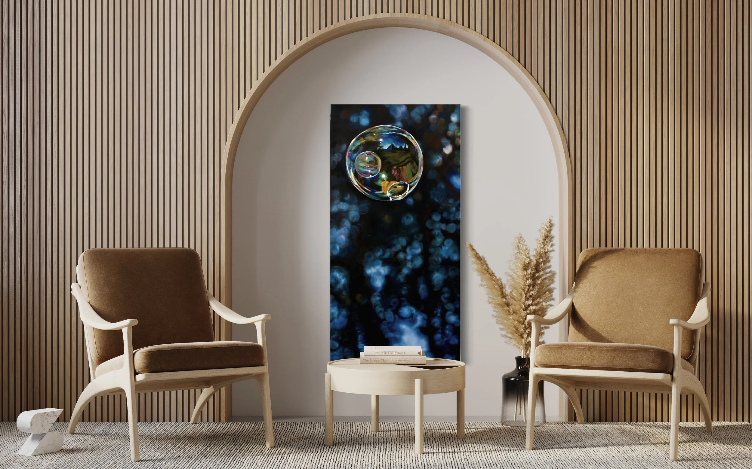 In Situ of Up Painting by Bronle Crosby