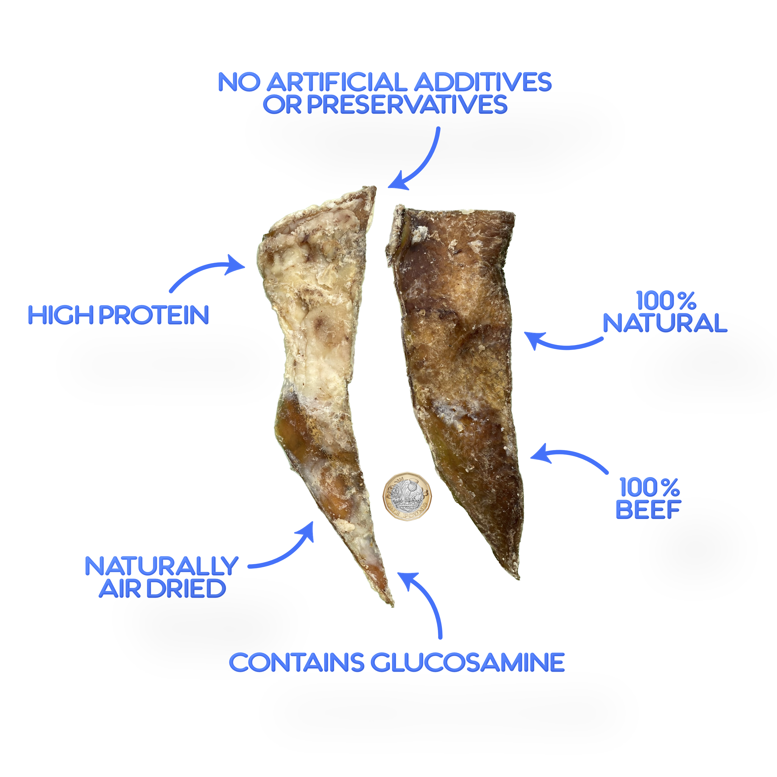 Moonbone Beef Beef Cartilages (Moon Bones) — Canine Commando Club