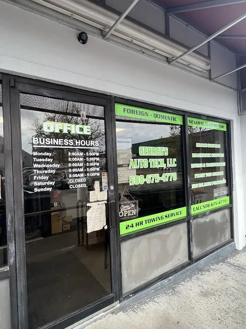 This Beautiful Rebrand came out amazing. Went from a very outdated font, logo, colors, drop shadow to this amazing color scheme for Georges Auto Tech LLC out of Fall River, MA!