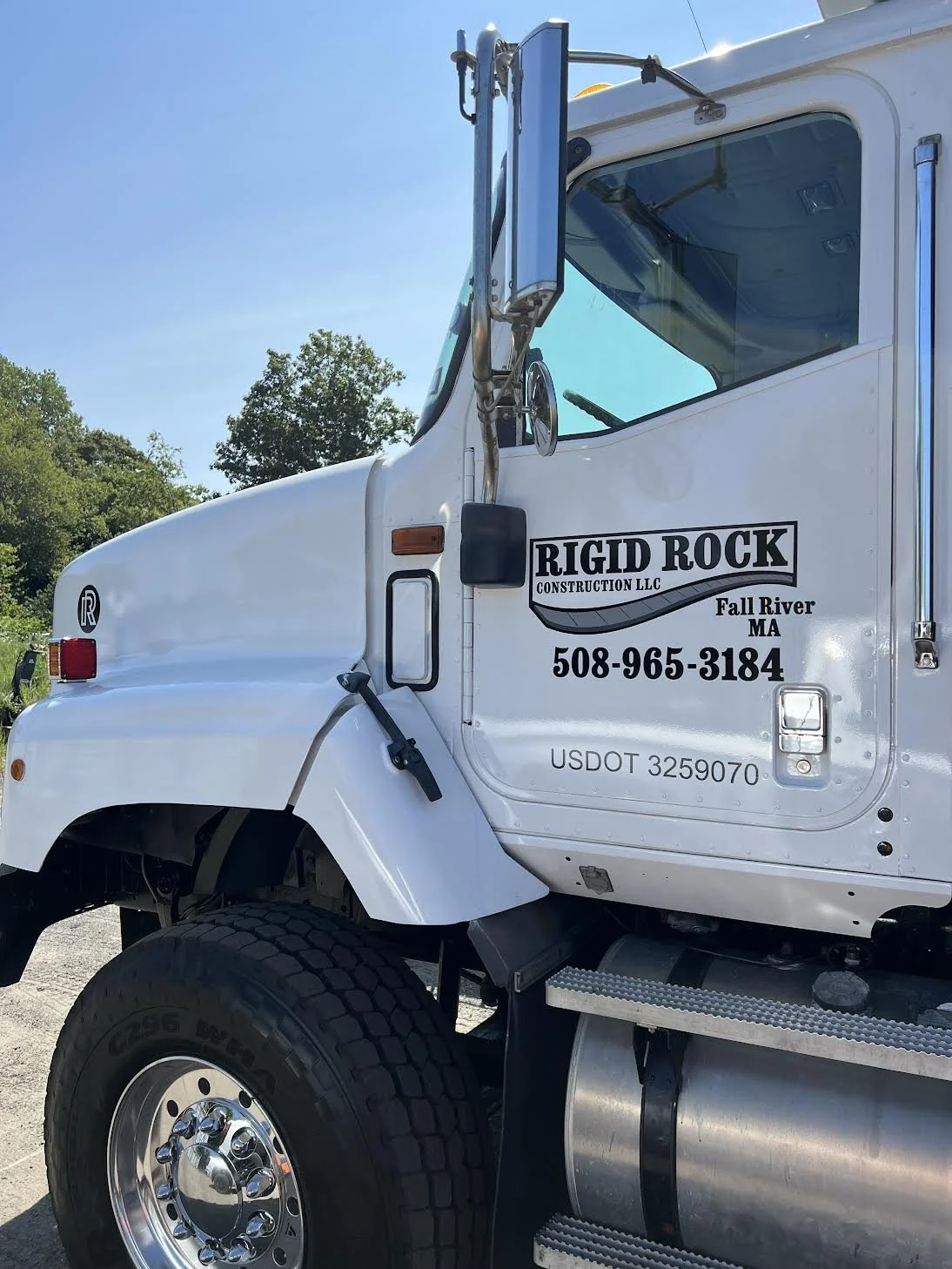 Big boy toy complete for Rigid Rock Construction on both doors with High Performance Vinyls!