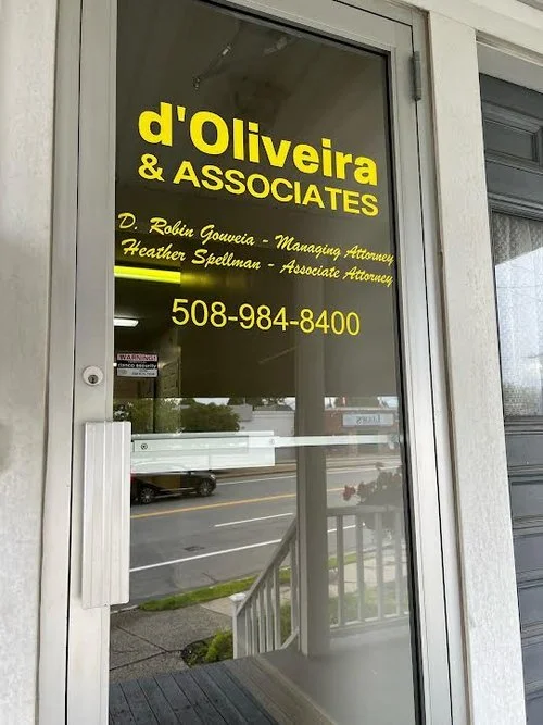2 locations complete for D'Oliveira & Associates. Out with old Black vinyl, in with new, bright Brimstone Yellow HP Vinyl!