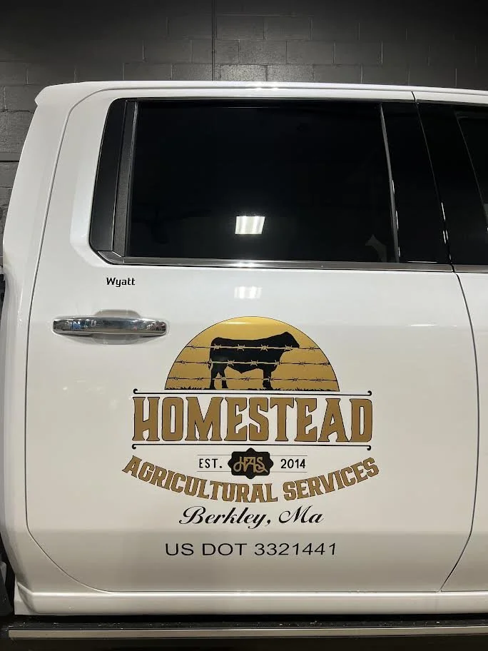 Truck number two for Homestead Agricultural Services!! Keeping the Gold Metallic shine on this one as well!